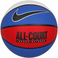 Pilka koszykowa Nike Everyday All Court 8P Deflated niebiesko-bialo-czerwona N100436947007