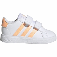 Buty dla dzieci adidas Grand Court 2.0 CF biale HP8916