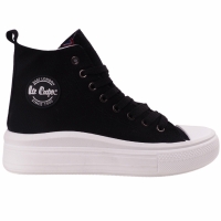 Buty damskie Lee Cooper czarno-biale LCW-23-44-1629LA