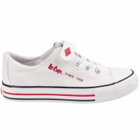 Buty dla dzieci Lee Cooper biale LCW-22-44-0804K