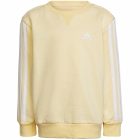 Bluza dla dzieci adidas Essentials 3-Stripes Crewneck zolta HP1273