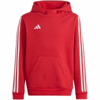 Hanorac Bluza dla dzieci adidas Tiro 23 League Sweat czerwono-biala HS3607