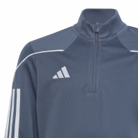 Bluza dla dzieci adidas Tiro 23 League Training Top szaro-biala HS3491