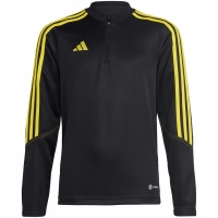 Bluza dla dzieci adidas Tiro 23 Club Training Top czarno-zolta IC1581