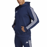 Hanorac Bluza meska adidas Tiro 23 League Sweat granatowo-biala HS3599