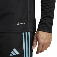 Bluza meska adidas Tiro 23 Club Training Top czarno-blekitna IC1580