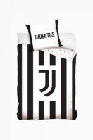 Lenjerie pat fotbal Juventus bumbac 140 x 200 cm