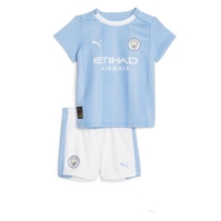 Kit fotbal Puma Manchester City Acasa 2023 2024 albastru alb bebelusi