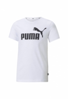 Tricou bumbac alb Puma Essential Logo copii