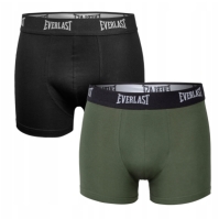 Set 2 perechi boxeri Everlast negru/rosu barbati