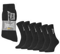 Set 3 perechi sosete Everlast lungi negre unisex adulti