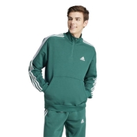 adidas 3 Stripe Zip Top barbat