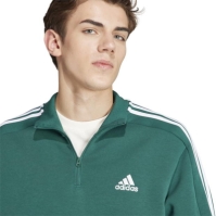 adidas 3 Stripe Zip Top barbat