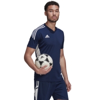 Adidas Condivo 22 Jersey V- neck navy blue and white HA6291