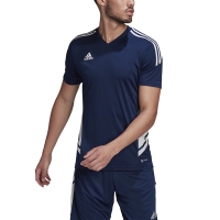 Adidas Condivo 22 Jersey V- neck navy blue and white HA6291