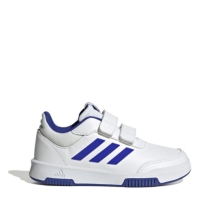 adidas Tensaur Hook and Loop Shoes pentru Copii gri alb lucid albastru cor