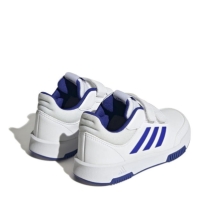 adidas Tensaur Hook and Loop Shoes pentru Copii gri alb lucid albastru cor