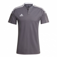 Men's adidas Tiro 21 Polo gray GM7364