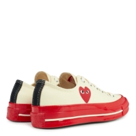 Pantof sport COMME DES GARCONS PLAY X Converse Large Peeping Heart Chuck Taylor 70