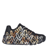 Pantof sport Skechers James Goldcrown Metallic Graffiti H Light Up fetita