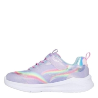 Pantof sport Skechers Lighted Unicorn Bungee & Gore Sneak Light Up fetita