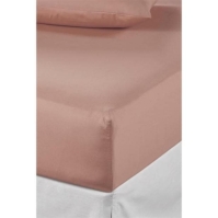 Homelife Non Iron Plain Dyed Fitted Sheet