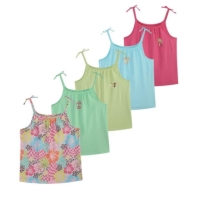 Be You Older Pack Of 5 Tropic Cami Vests fetita