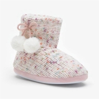 Be You Pom Pom Knitted Booties