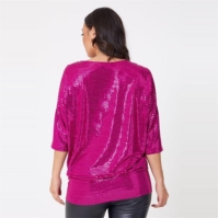 Be You Shoulder Glitter Top