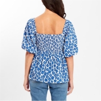 Be You Square Neck Puff Slv Top