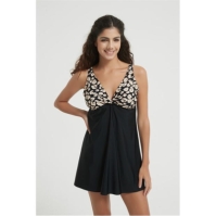 Be You Twist Front Swimdress