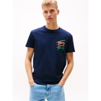 Tricou Blug Tommy TJM REG TWISTED SIGNTR EXT Tommy Jeans