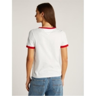 Tricou Blug Tommy TJW RLX SCRIPT RINGER Tommy Jeans