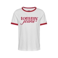 Tricou Blug Tommy TJW RLX SCRIPT RINGER Tommy Jeans