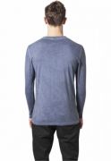 Tricou Spray Dye Henley L/S Urban Classics