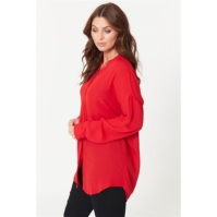 Be You Maneca Lunga V Neck Blouse