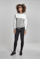 Oversize 2-Tone Stripe Crew dama Urban Classics