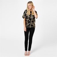 Biba Biba Foil Printed Top