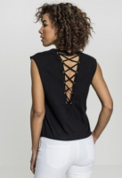 Jersey Lace Up Top dama Urban Classics