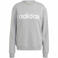 Bluza damska adidas Essentials Linear French Terry szara IC6880