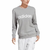 Bluza damska adidas Essentials Linear French Terry szara IC6880