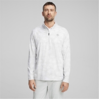 Puma Cloudspun Camo quarter Zip Baselayer Top barbat