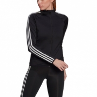 Jacheta Bluza damska adidas Aeroready Designed 2 Move 3 Stripes Track czarna GL3800