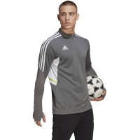 Bluza trening Men's adidas Condivo 22 Training 1/2 zip gray and white HD2312