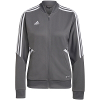 Bluza trening Jacheta Bluza fermoar 's adidas Condivo 22 Track gray and white HD2280 dama