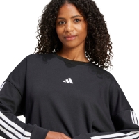 Bluza trening 's adidas Essentials 3-Stripes French Terry black JE0016 dama