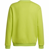 Bluza dla dzieci adidas Entrada 22 Sweat Top limonkowa HC5043