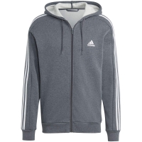 Bluza trening Bluza Men's adidas Essentials 3-Stripes Full-Zip gray IJ6480