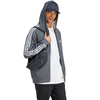 Bluza trening Bluza Men's adidas Essentials 3-Stripes Full-Zip gray IJ6480