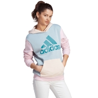 Bluza trening Bluza adidas Essentials 's Logo Boyfriend pink and blue IM0267 dama